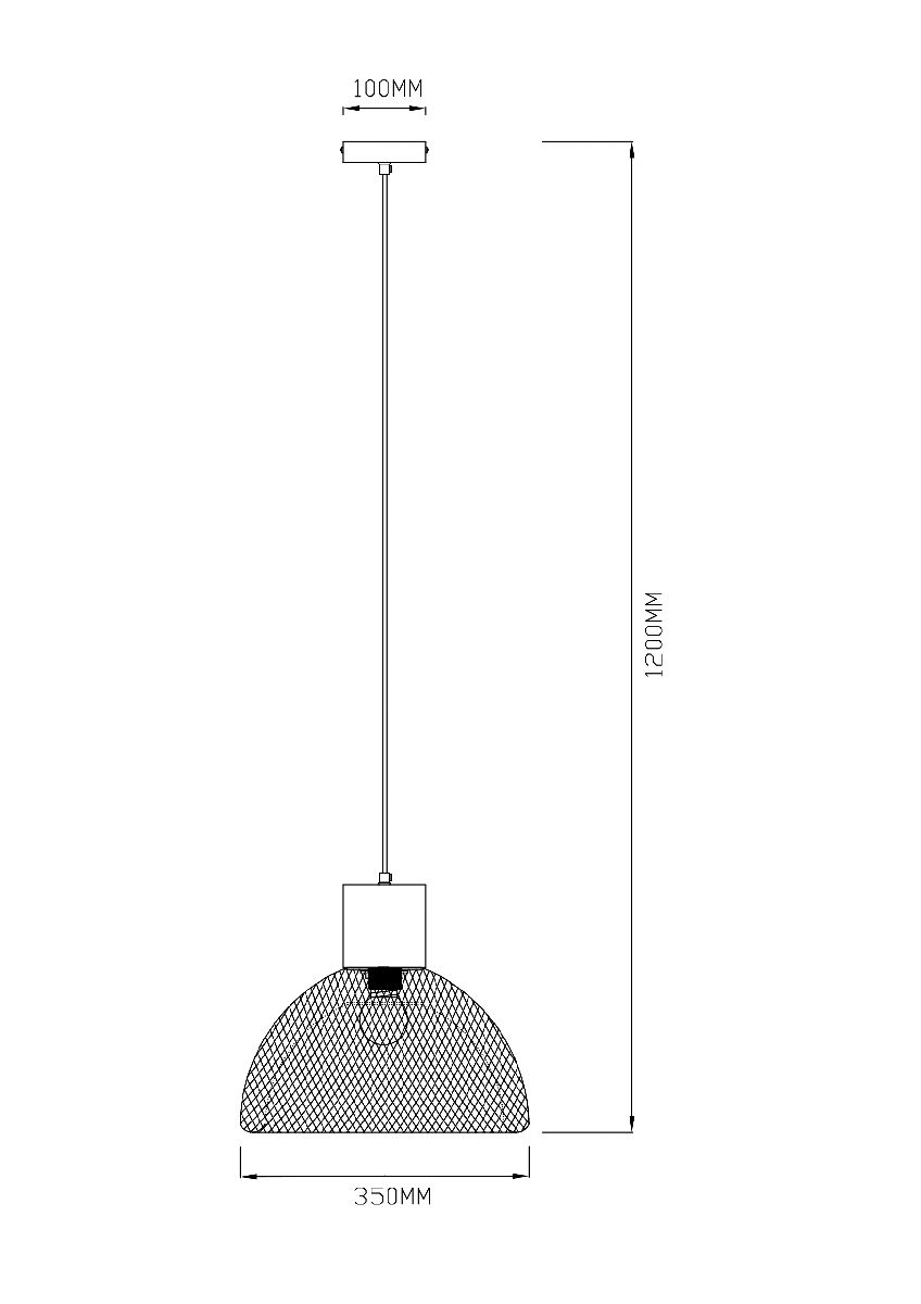 Подвесной светильник Arte Lamp Castello A7046SP-1BK