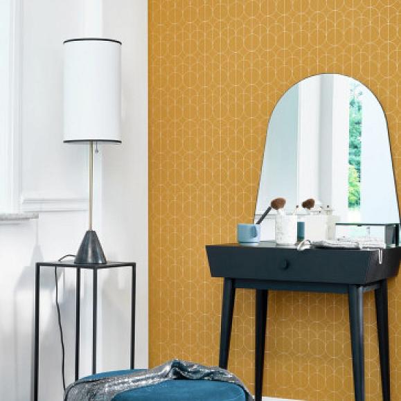 Обои Casadeco MNCT85692323 Reflet Jaune