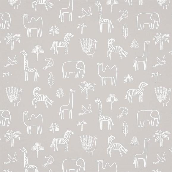 Обои Harlequin 112629 Funky Jungle Stone