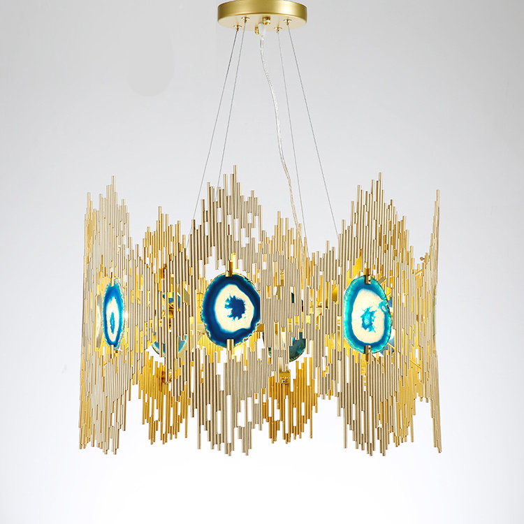 Подвесная люстра DeLight Collection Boho 9275P-6 gold