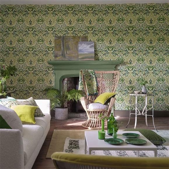 Обои Designers Guild PDG1157/04 Karakusa Emerald