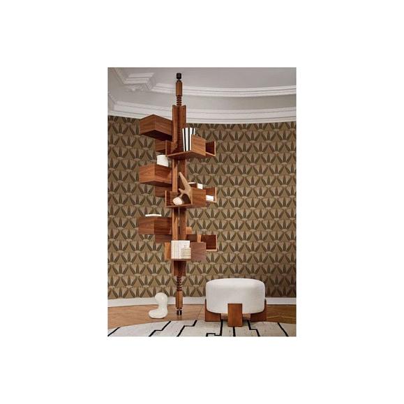 Обои Casamance 76161834 Castalia Mordoré/noir