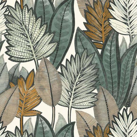 Обои Casamance 74680672 Sabal Blanc/celadon