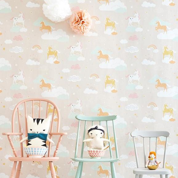 Обои Majvillan 129-03 Rainbow Treasures Lovely Pastel Pink