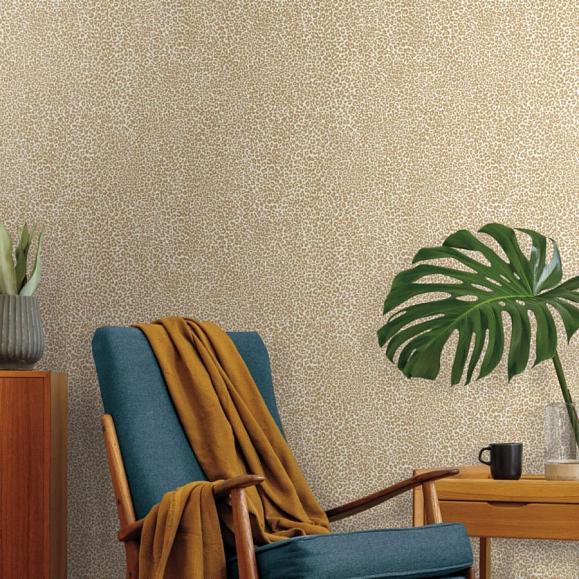 Обои York TC2681 Leopard King Gold