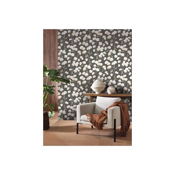 Обои Casadeco 200299515 Cotton Flower Ardoise