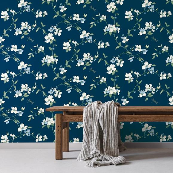 Обои York BL1761 Dogwood Navy