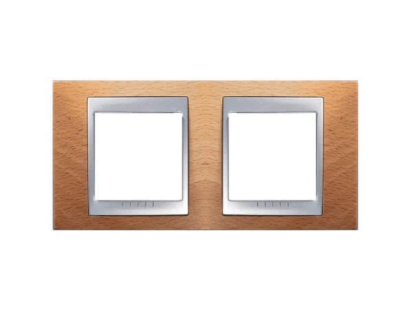 Рамка 2-постовая Schneider Electric Unica Top MGU66.004.0M2