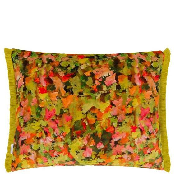 Подушка CCDG1577, Sanzai Velvet, Persimmon, Designers Guild 60 x 45см