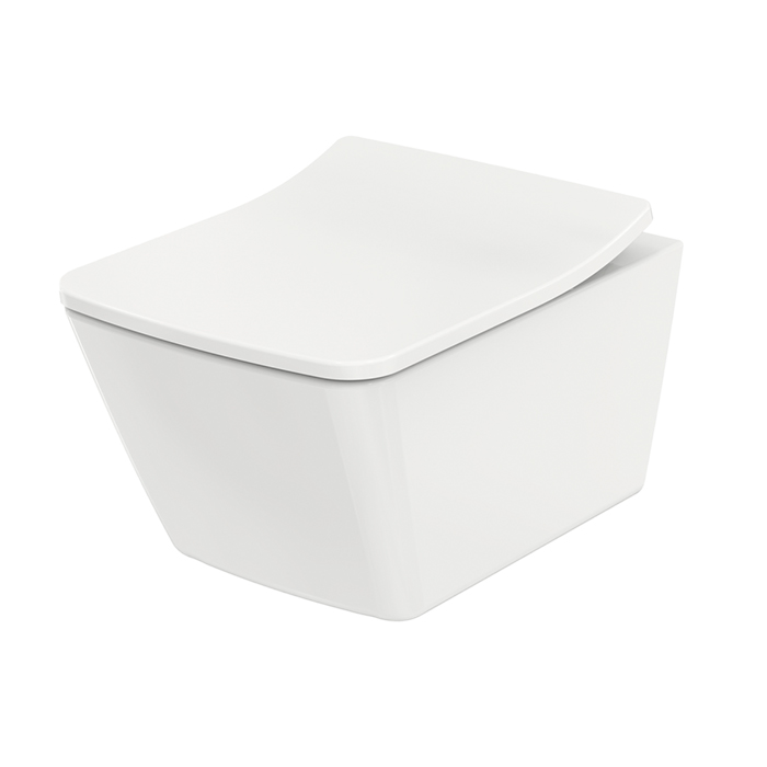 TOTO SP Унитаз подвесной безободковый 38x54x33.5см, с сиденьем, цвет: белый