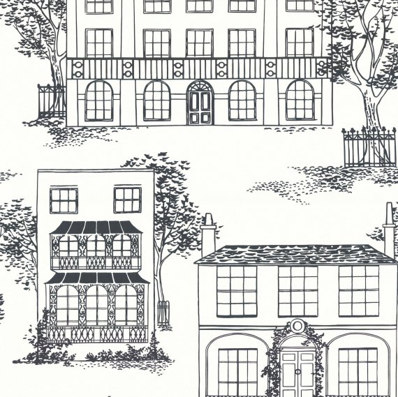 Обои Little Greene 0271HAINKZZ Hampstead Ink