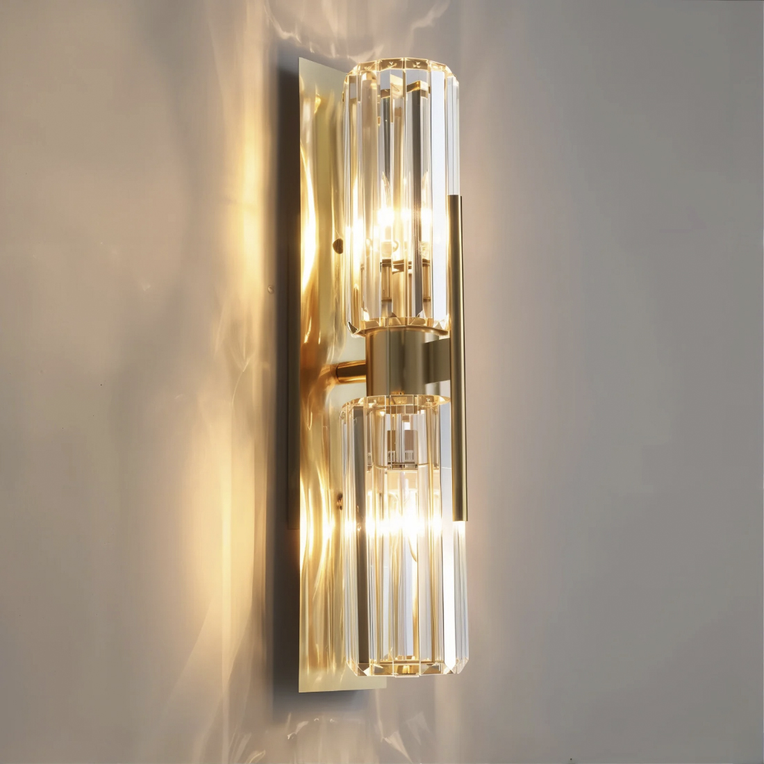 Настенный светильник Delight Collection 88183W/D500 gold/clear