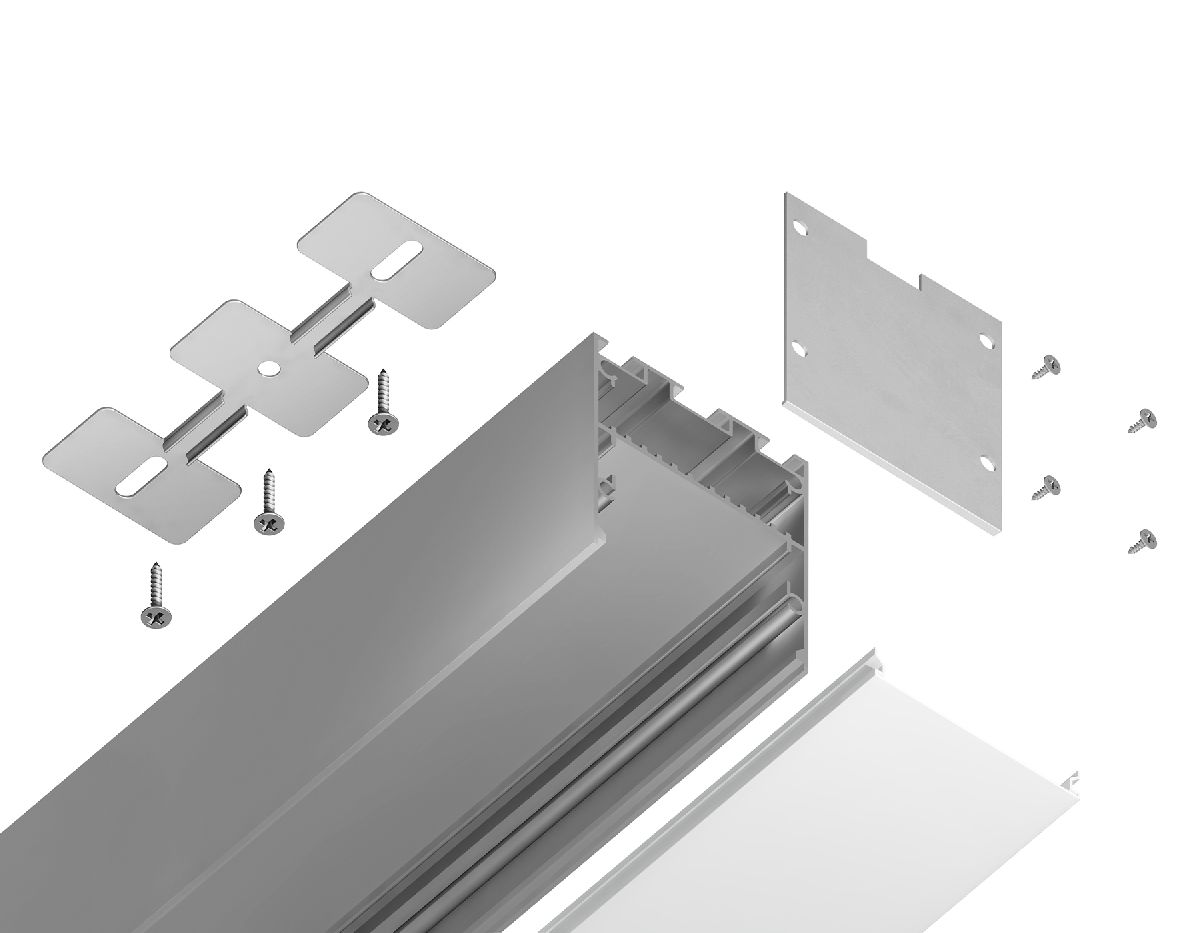 Алюминиевый профиль Ambrella Light Profile System GP3050AL