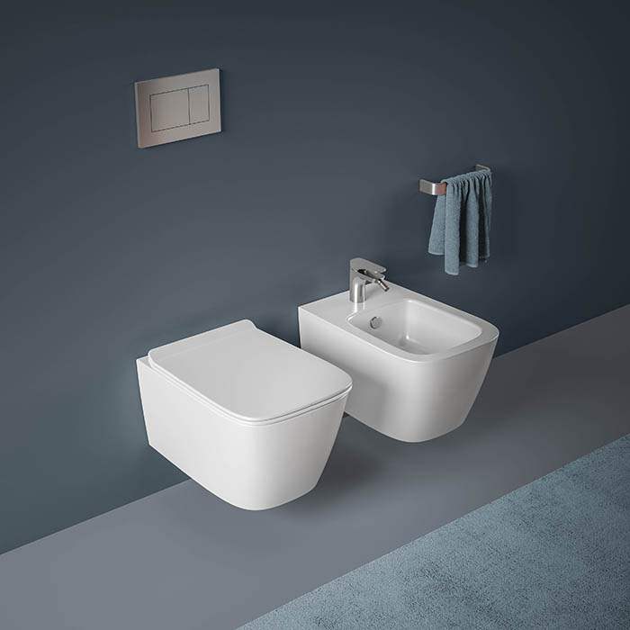 Artceram A16 Унитаз подвесной 36x52см, безободковый, saniglaze, the.reel, цвет: белый