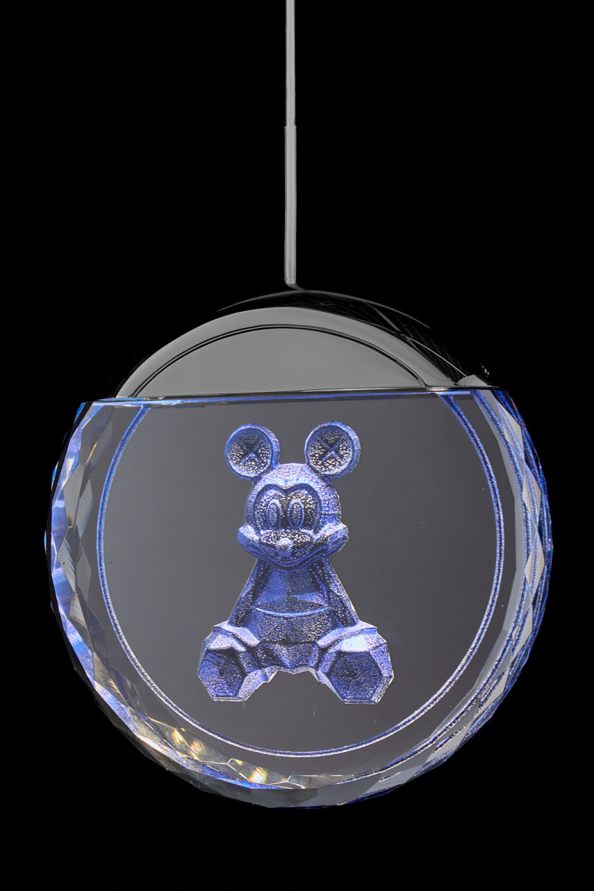 Подвесной светильник Mickey LE7714/1BL Black Chrome