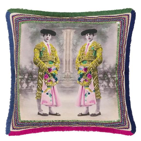 Подушка CCCL0662, Torero Twins, Mosaique, Christian Lacroix 50 x 50см