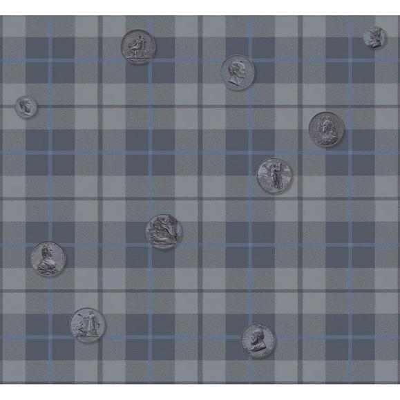 Обои Astratonova ² III-Trt1-03 Tartan1 Colony blue03