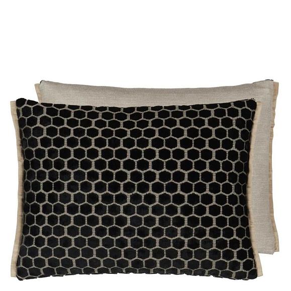 Подушка CCDG1478, Jabot, Noir, Designers Guild 30 x 40см