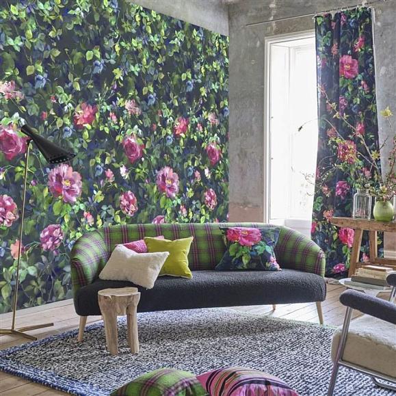 Панно Designers Guild PDG1154/01 Gertrude Rose Fuchsia