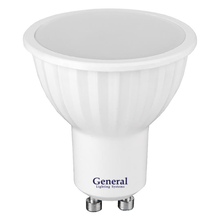 Светодиодная лампа General GLDEN-MR16-7-230-GU10-3000 660314