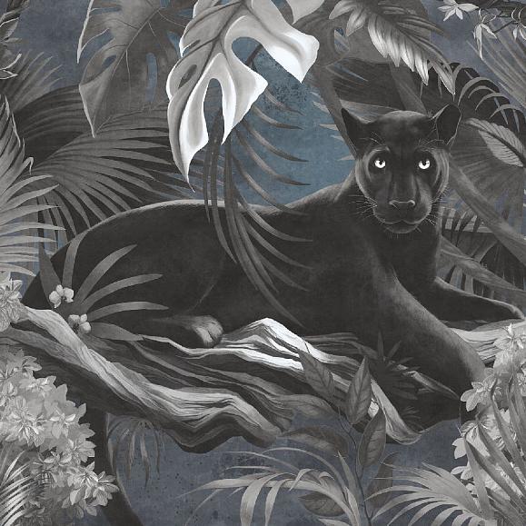 Панно Ortograf 34694 Panther in the jungle