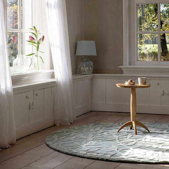 Ковер Laura Ashley Cleavers Duck Egg Round 150 x 150