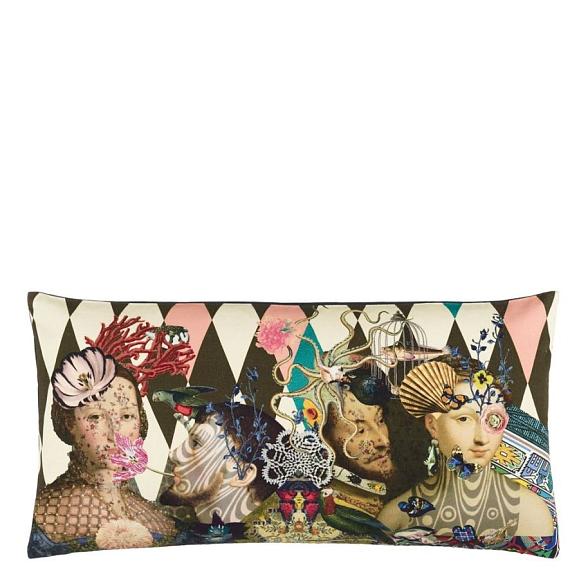 Подушка CCCL0515, Le Curieux, Argile, Christian Lacroix 60 x 30см