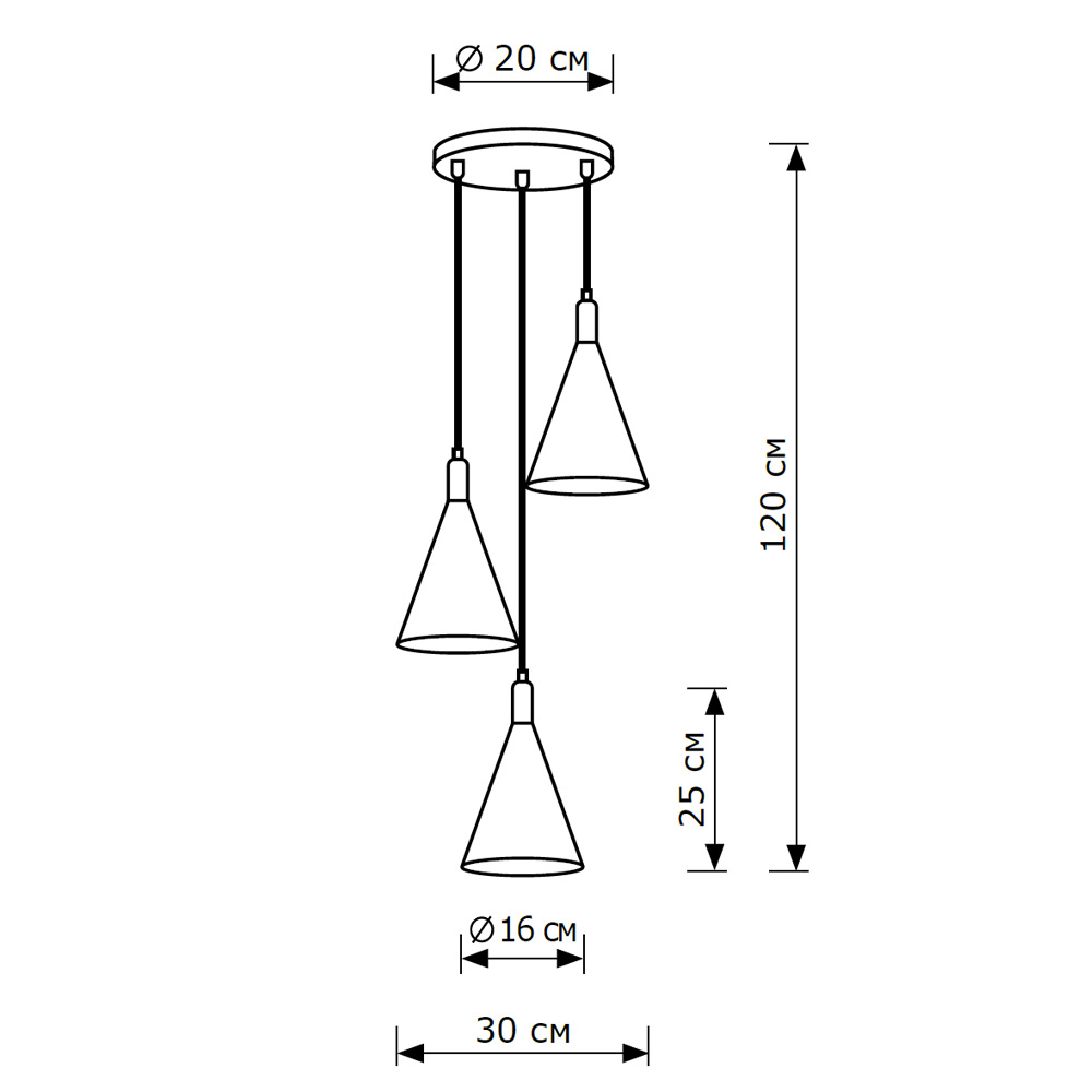 Подвесной светильник LightHall Glaro LH012082