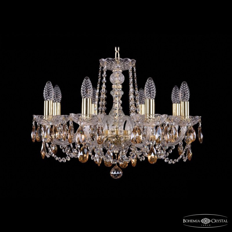 Подвесная люстра Bohemia Ivele Crystal 1402/8/195 G K721