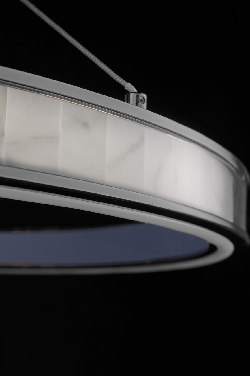Подвесная люстра Christine LE7702/600 Black Chrome