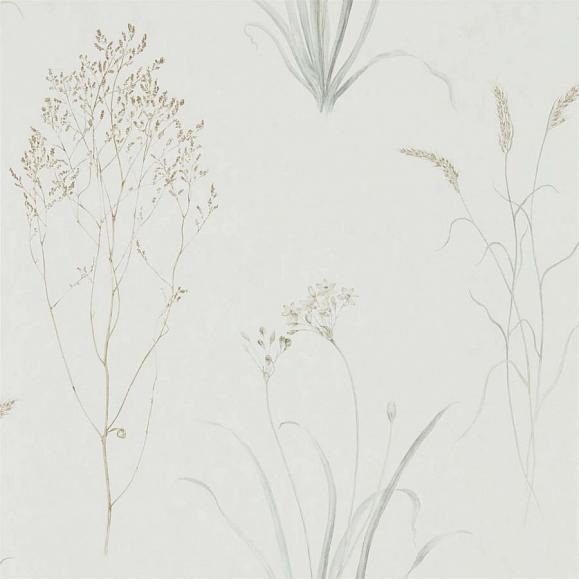 Обои Sanderson 216487 Farne Grasses Silver/Ivory