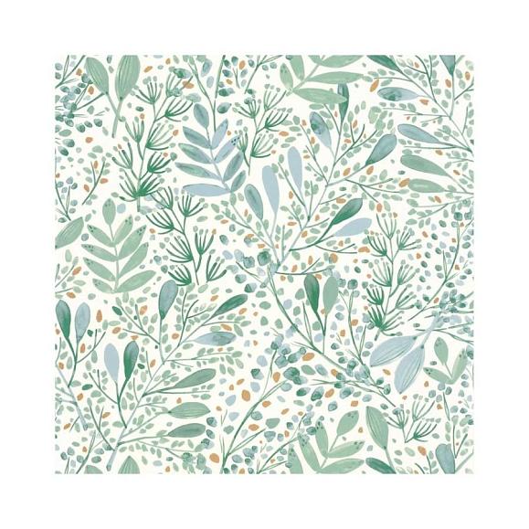 Обои Caselio 101697620 Green Life Joy Vert bleu grise or