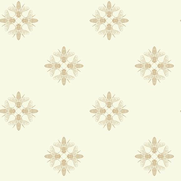Обои York ON1641 Honey Bee Gold/Cream