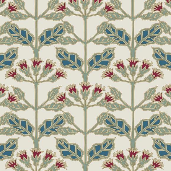 Обои York AC9111 Tracery Blooms Cream/Multi