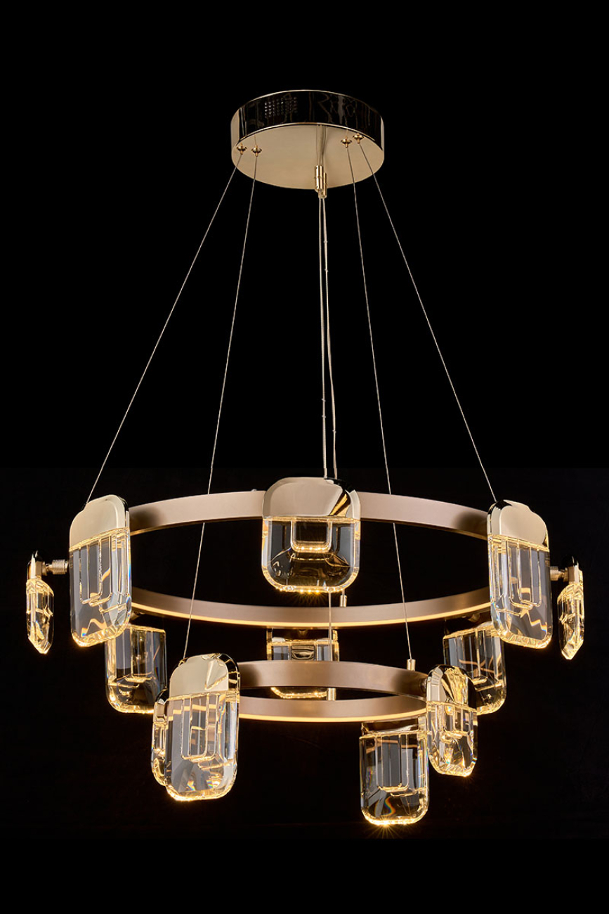 Подвесная люстра Natali LE7771/8+4 Gold
