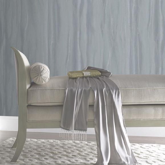 Обои York DT5031 Fantasy Faux Bois Blue/Silver