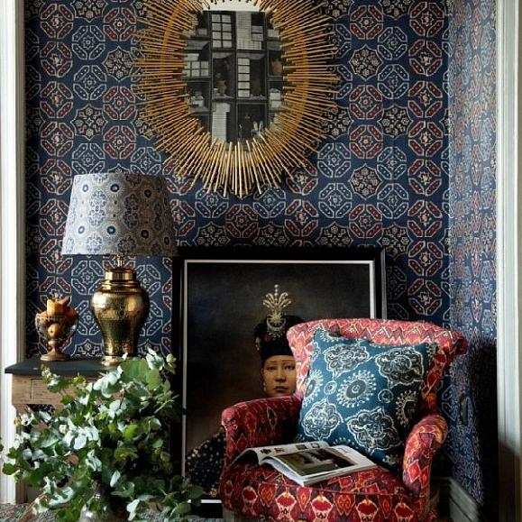 Панно Mind the gap WP20412 Ajrak Blue
