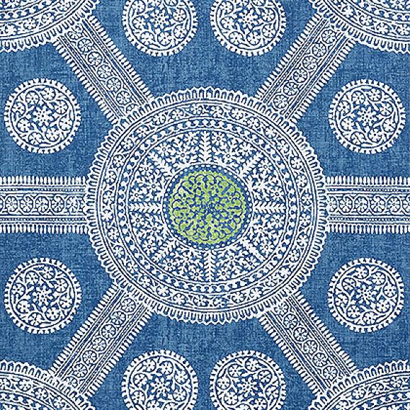 Обои Thibaut T10636 Stonington Blue and Green