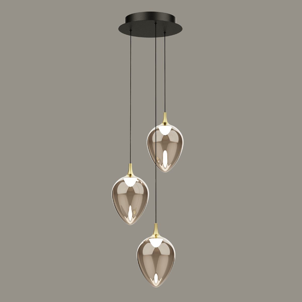 Подвесной светильник Delight Collection MD24001012-3A brass/champagne