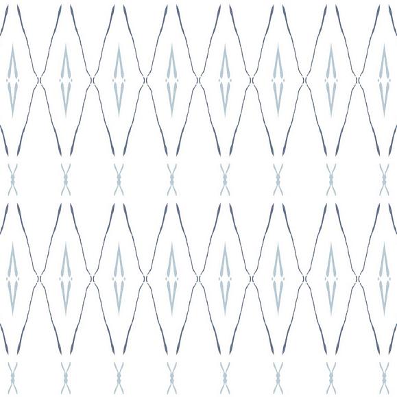 Обои York CC1284 Artifact Silhouettes Indigo