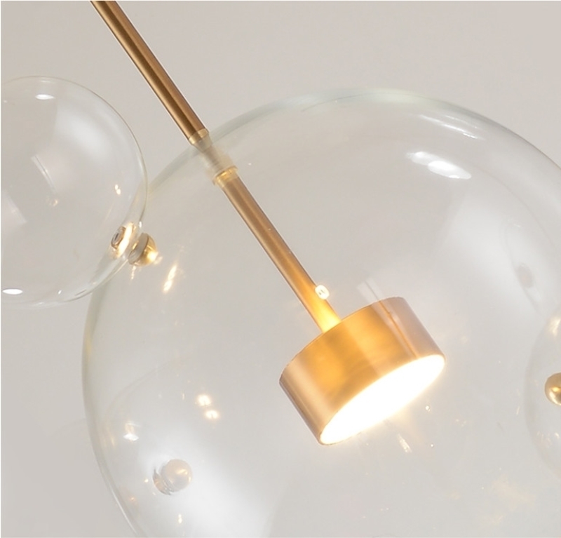 Подвесной светильник Delight Collection Bubbles KG0943P-1 gold