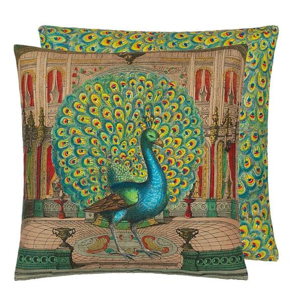 Подушка CCJD5067, Peacock, Emerald, John Derian 50 x 50см