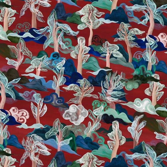 Обои Arte 11540 Saranda Vermilion Trees