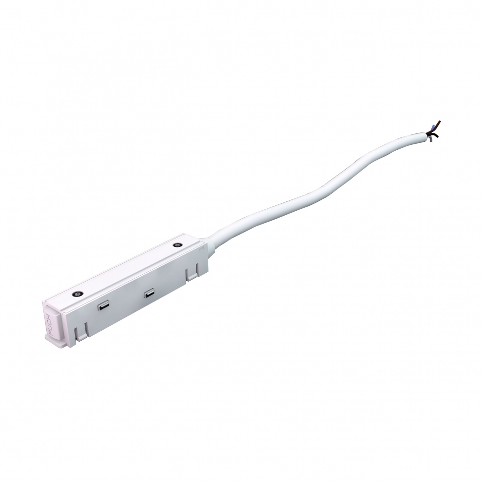 Ввод питания для магнитного шинопровода iLedex Vision48-22 POWER INN 4822-L390-WH