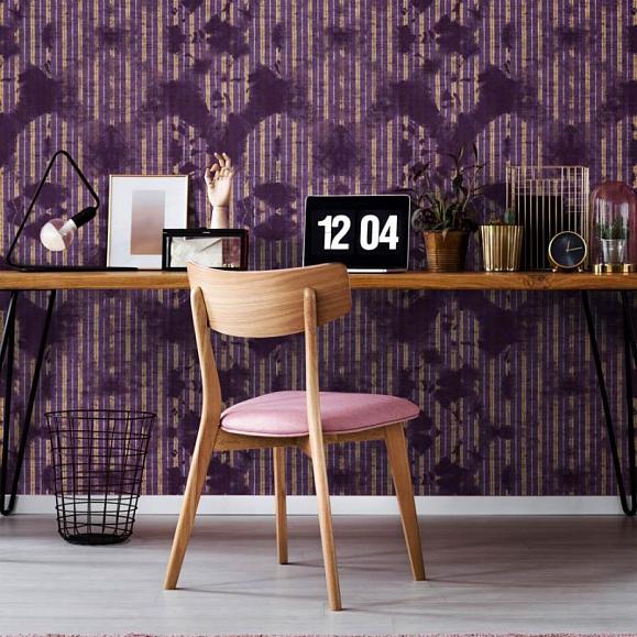 Панно Mind the gap WP20395 Washed Shibori Burgundy