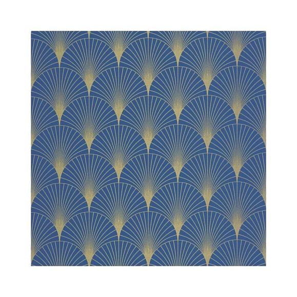 Обои Caselio 105266021 Prosperity Bleu outre mer dore