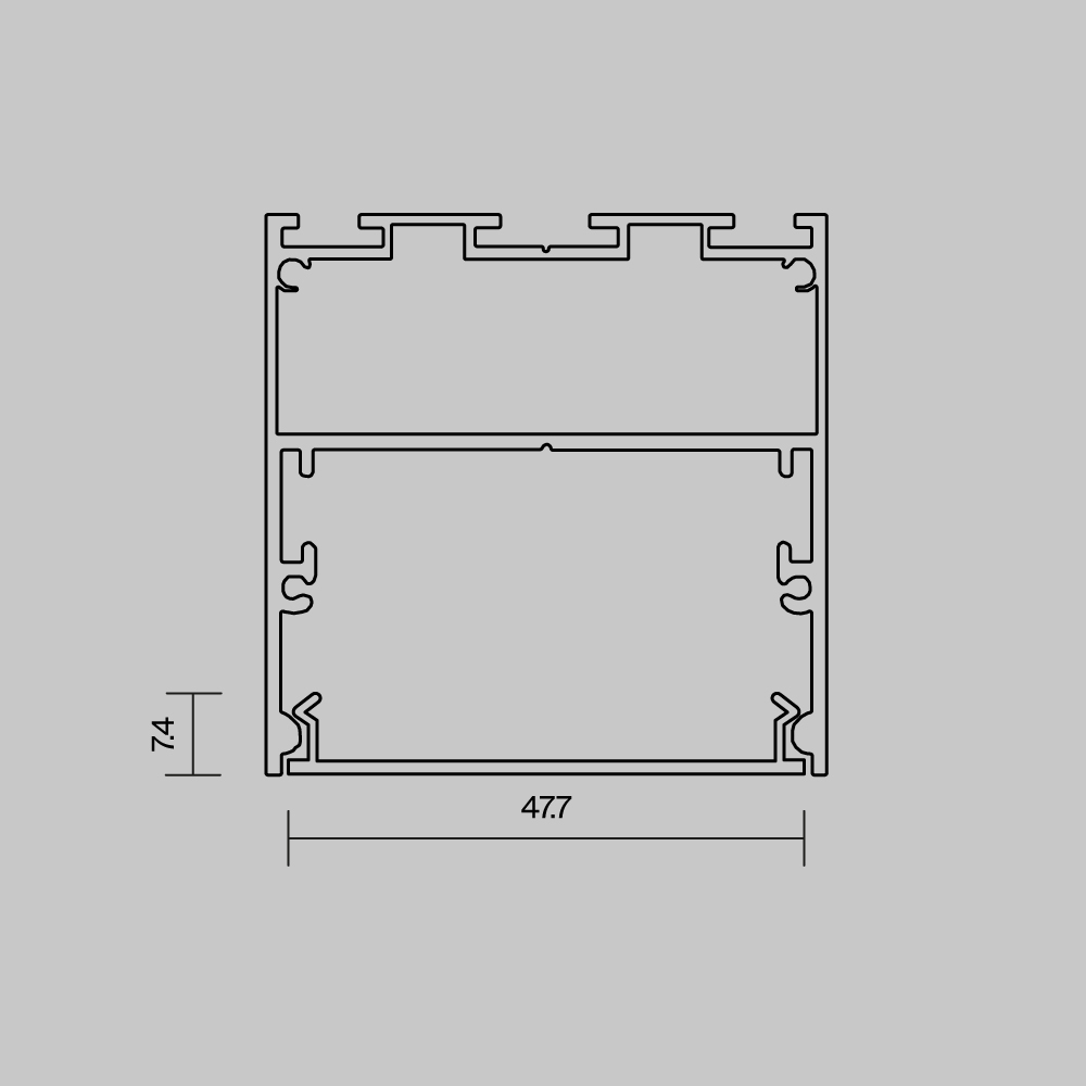 Рассеиватель для профиля 5050 Maytoni Led Strip ALM-5050T-B-DF-3M 642049