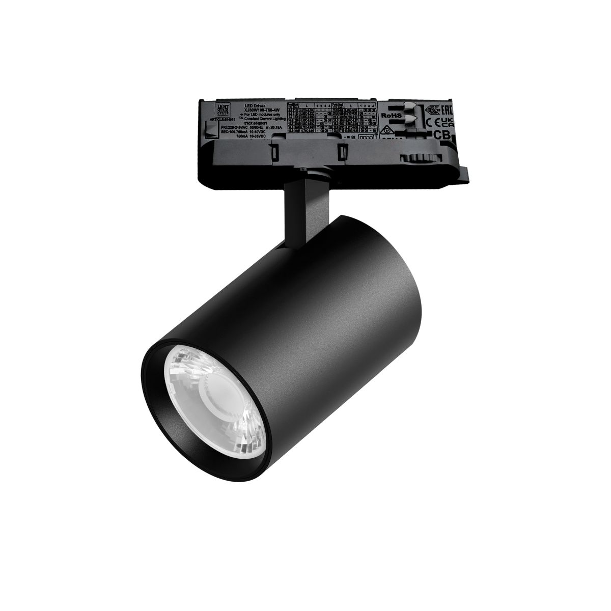 Трековый трехфазный светильник Quattro LED 15G с адаптером Lightstar Alta Base A5247QT15G