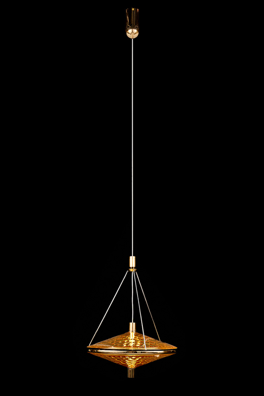Подвесной светильник Chantale LE3027/1S GD/YE