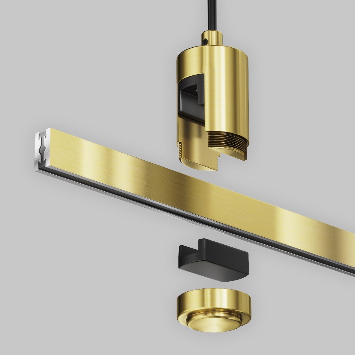 Подвес тросовый с вводом питания Maytoni Flarity TRA157SW-B1-BS